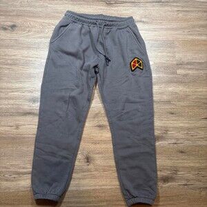 Rawgear Grey Joggers With Embroidered 7105